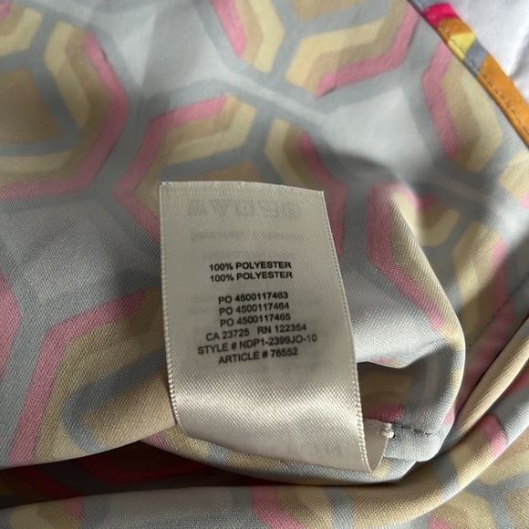 Aritzia Babaton Everly Hot Pink Soft Blue V Neck Camisole XS - Picture 13 of 13